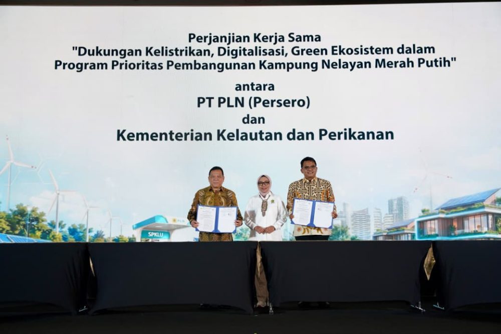 KKP Gandeng PLN Perkuat Listrik dan Digitalisasi Kampung Nelayan Merah Putih
